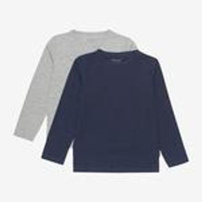 Hovedbilde Tynn genser 86-98, navy/grå (2pakk)