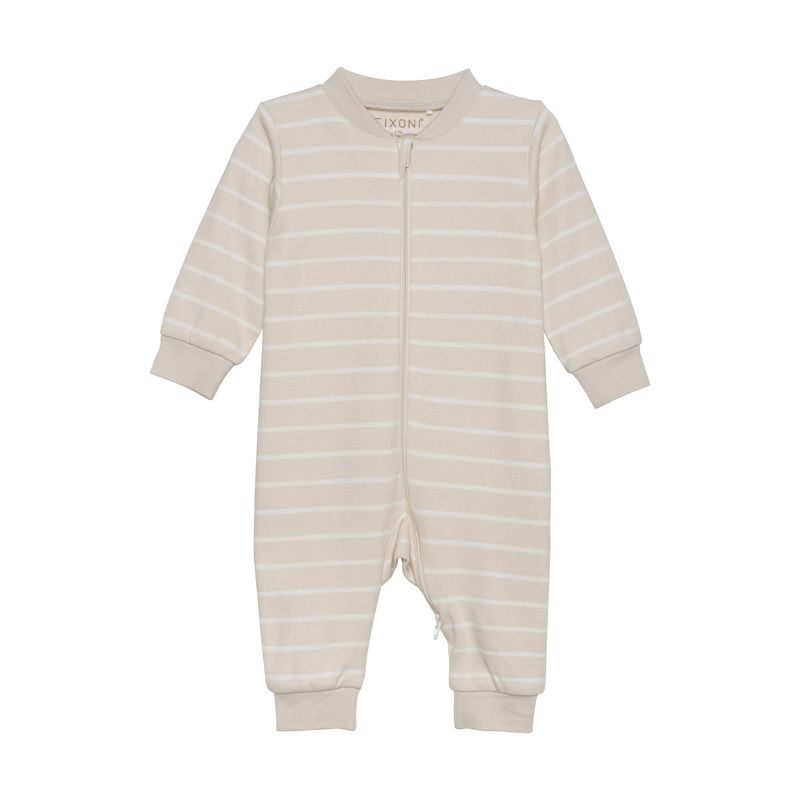  Pysj / heldress, Striper - Beige, OEKO-TEX®